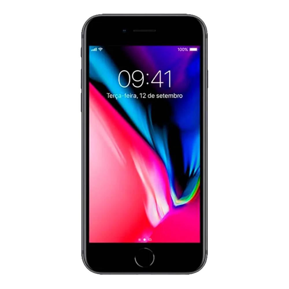 Apple iPhone 8 64GB Preto 4G iOS Seminovo image number 1